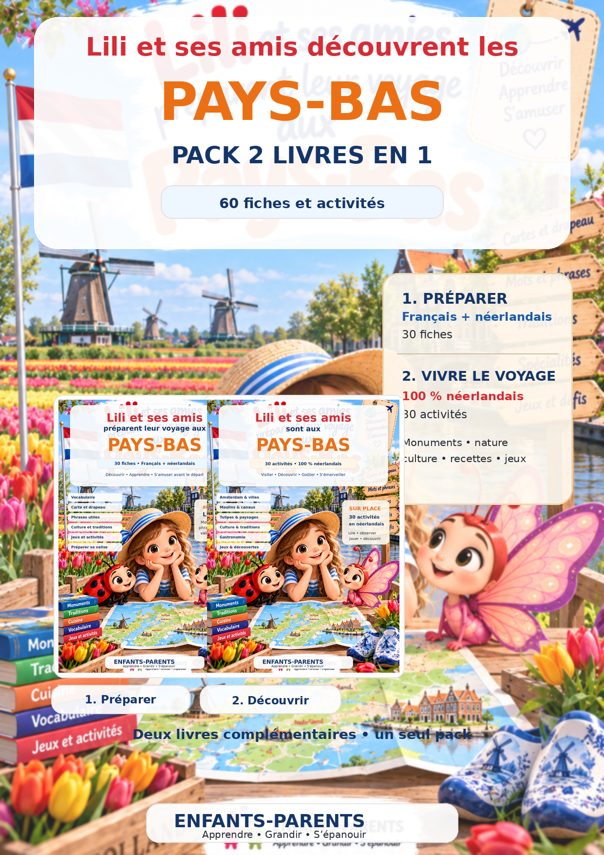 PACK PAYS-BAS – 2 livres en 1