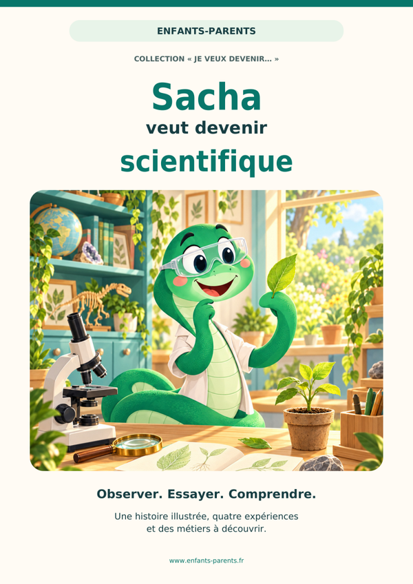 Sacha veut devenir scientifique