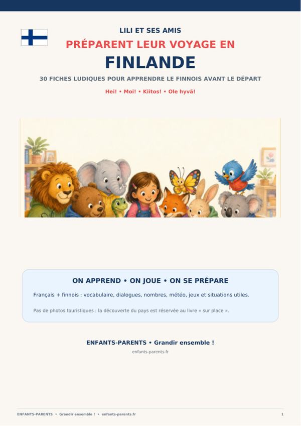 Précommande : Lili et ses amis préparent leur voyage en Finlande