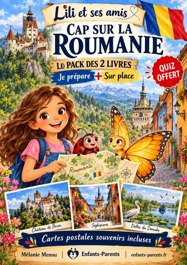 PRÉCOMMANDE Cap sur la Roumanie — Le pack des 2 livres + quiz offert