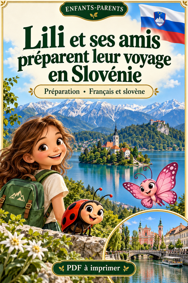 Précommande – Lili et ses amis préparent leur voyage en Slovénie
