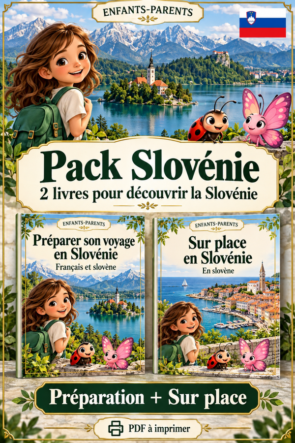 Précommande – Pack Slovénie : 2 livres avec Lili et ses amis