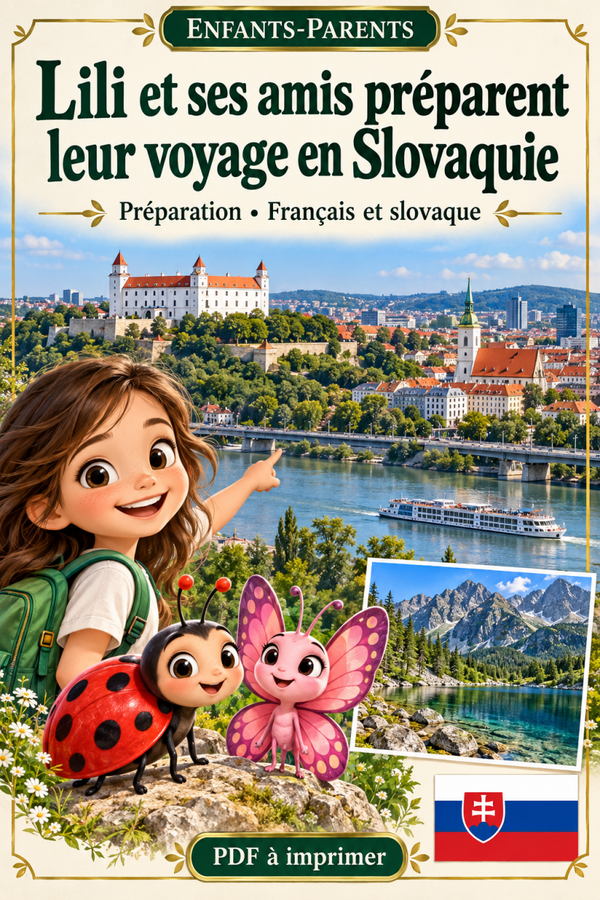 Précommande – Lili et ses amis préparent leur voyage en Slovaquie