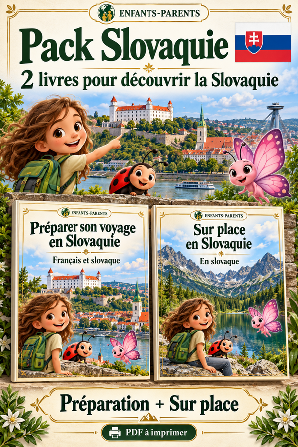 Précommande – Pack Slovaquie : 2 livres avec Lili et ses amis