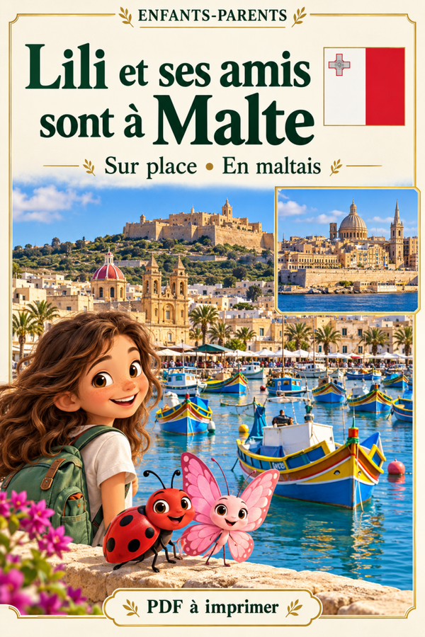 Précommande – Sur place à Malte avec Lili et ses amis