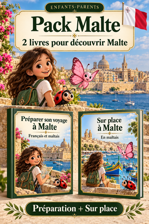 Précommande – Pack Malte : préparation + sur place + quiz du pays