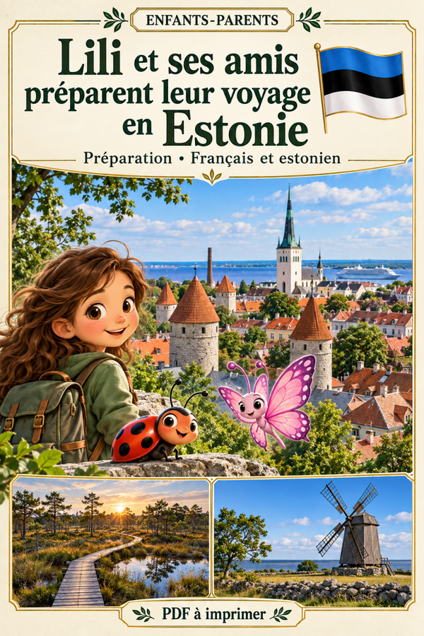 Précommande – Préparer son voyage en Estonie avec Lili et ses amis