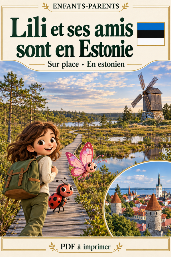 Précommande – Sur place en Estonie avec Lili et ses amis