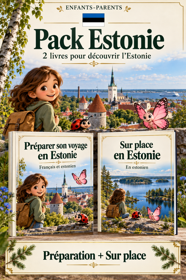 Précommande – Pack Estonie : préparation + sur place + quiz du pays
