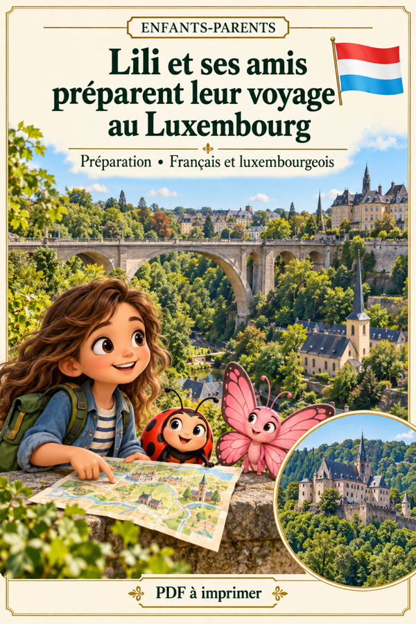 Précommande – Préparer son voyage au Luxembourg avec Lili et ses amis