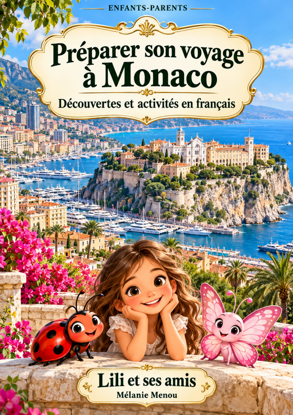 PRÉCOMMANDE - PRÉPARER SON VOYAGE À MONACO Lili et ses amis -