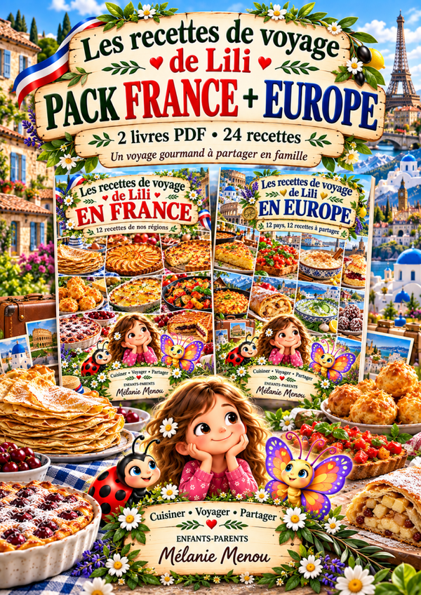 Pack France + Europe — Les recettes de voyage de Lili