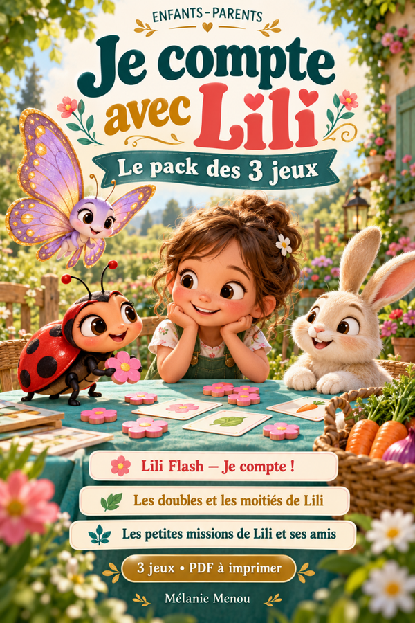 Précommande : Je compte avec Lili — Le pack des 3 jeux
