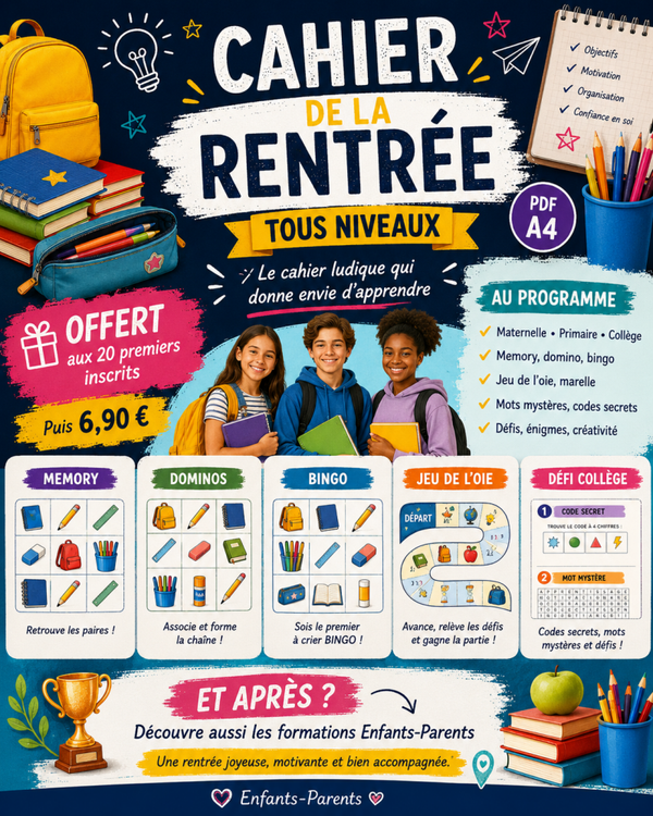 Cahier de la rentrée tous niveaux