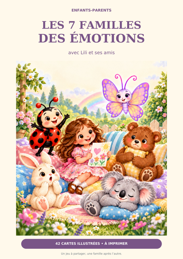 Les 7 familles des émotions