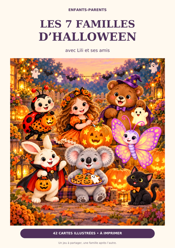 Les 7 familles d’Halloween avec Lili et ses amis
