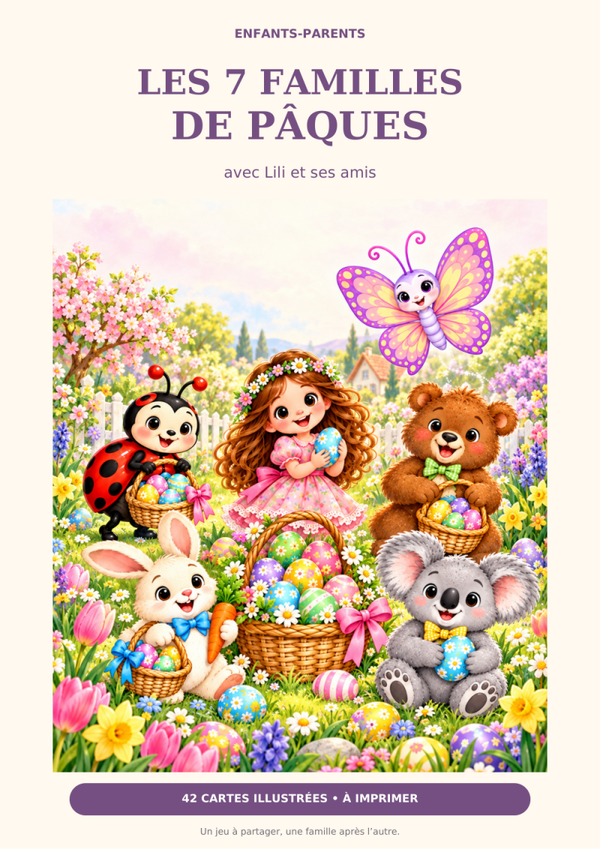 Les 7 familles de Pâques avec Lili et ses amis