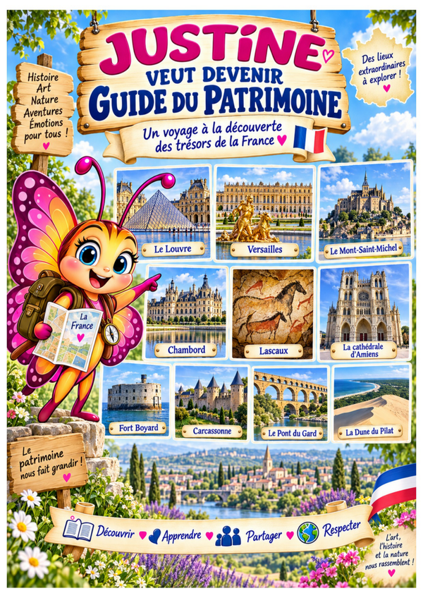 Justine veut devenir guide du patrimoine