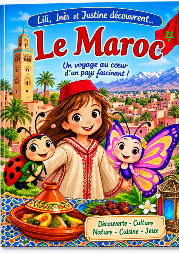 Lili, Inès et Justine découvrent le Maroc