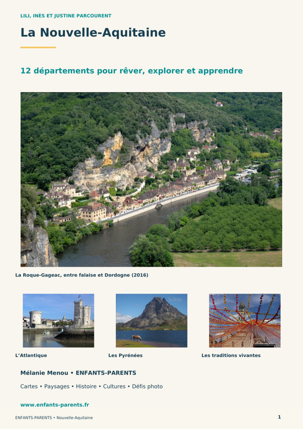 découverte de la région Nouvelle Aquitaine