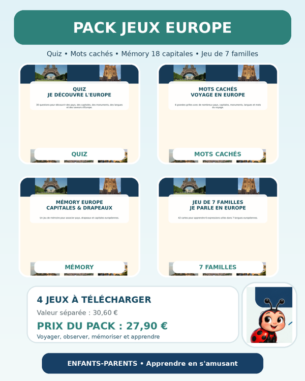 PACK jeu Europe