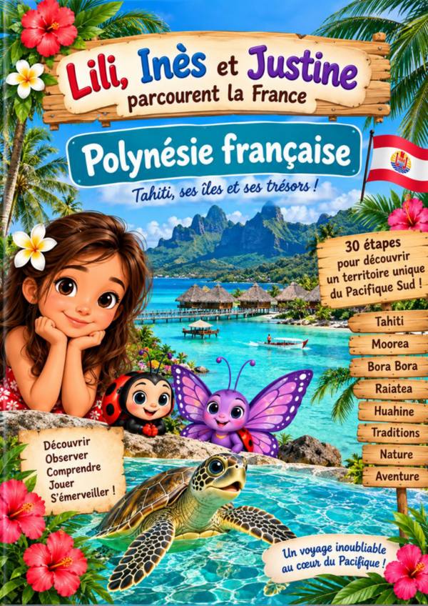 Lili, Inès et Justine parcourent la France : Polynésie française