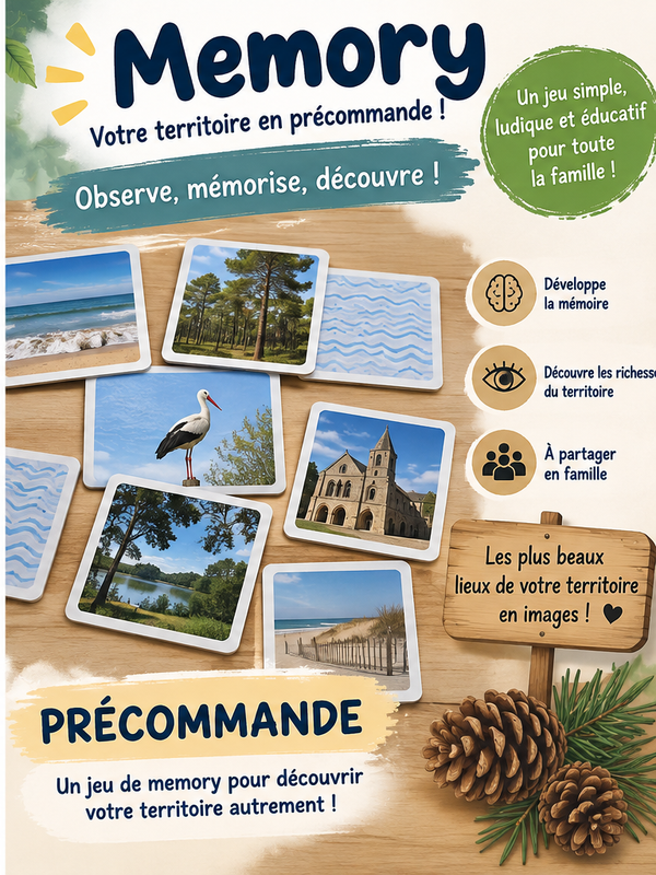 Précommande – Memory [Nom du territoire]