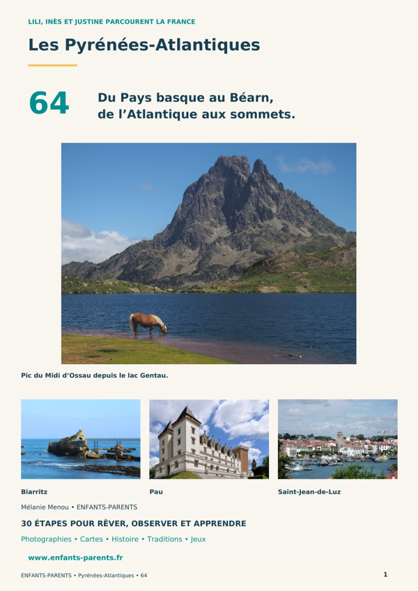 découverte des Pyrénées Atlantiques ( 64)