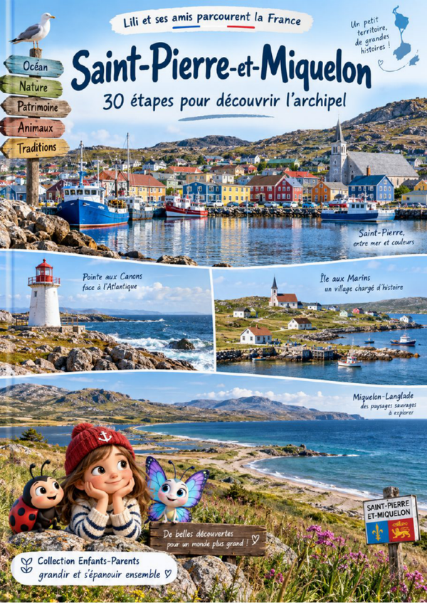 Lili, Inès et Justine parcourent la France : Saint-Pierre-et-Miquelon