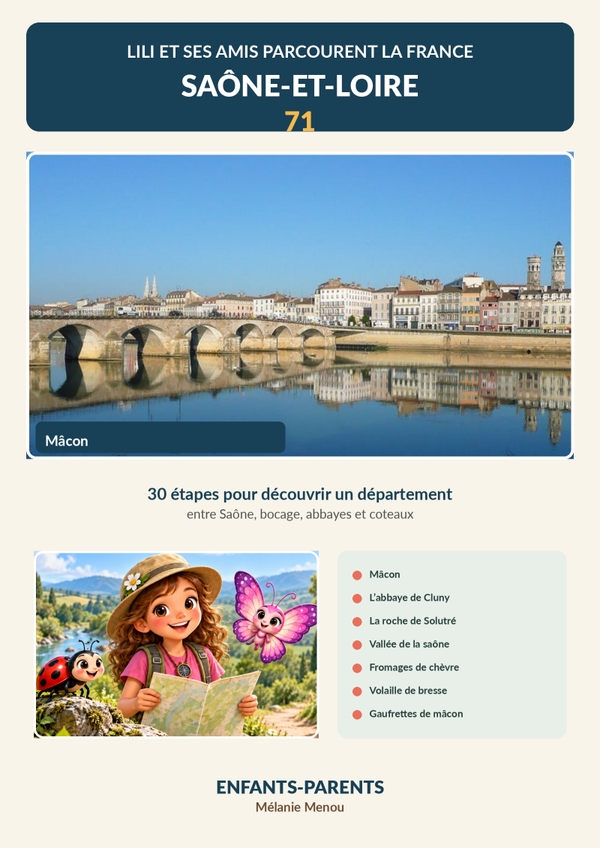 découverte de La Saône-et-Loire (71)