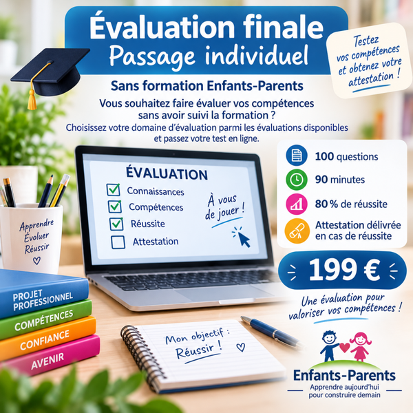 Évaluation finale – Passage individuel
