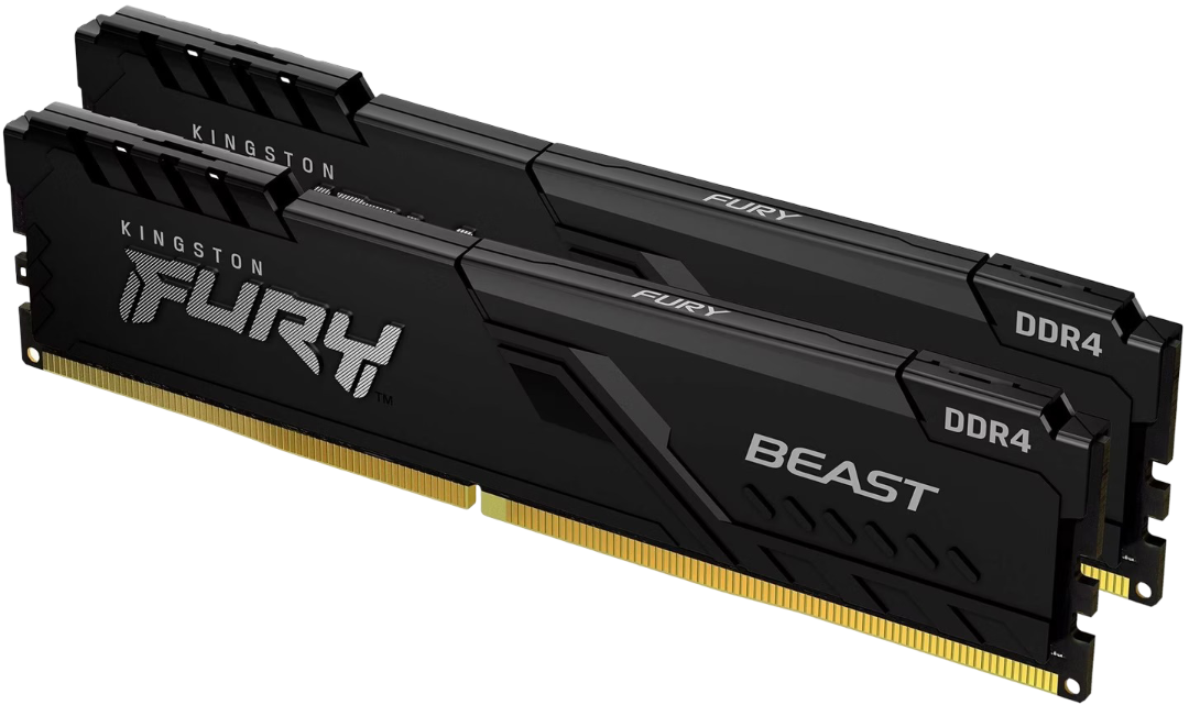 RAM : Kingston Fury Beast DDR4 16gb (2x8GB) 3200MhZ