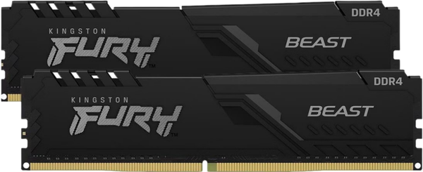 RAM : Kingston Fury HyperX 16GB DDR4 (2X8GB) 2666MhZ