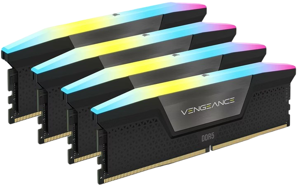 RAM : Corsair Vengence RGB 64GB DDR5 (4X16GB) 6400MhZ
