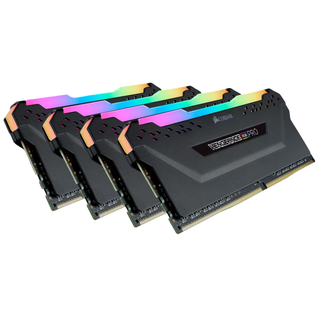RAM : Corsair Vengence RGB PRO 64GB DDR4 (4X16GB) 3200MhZ