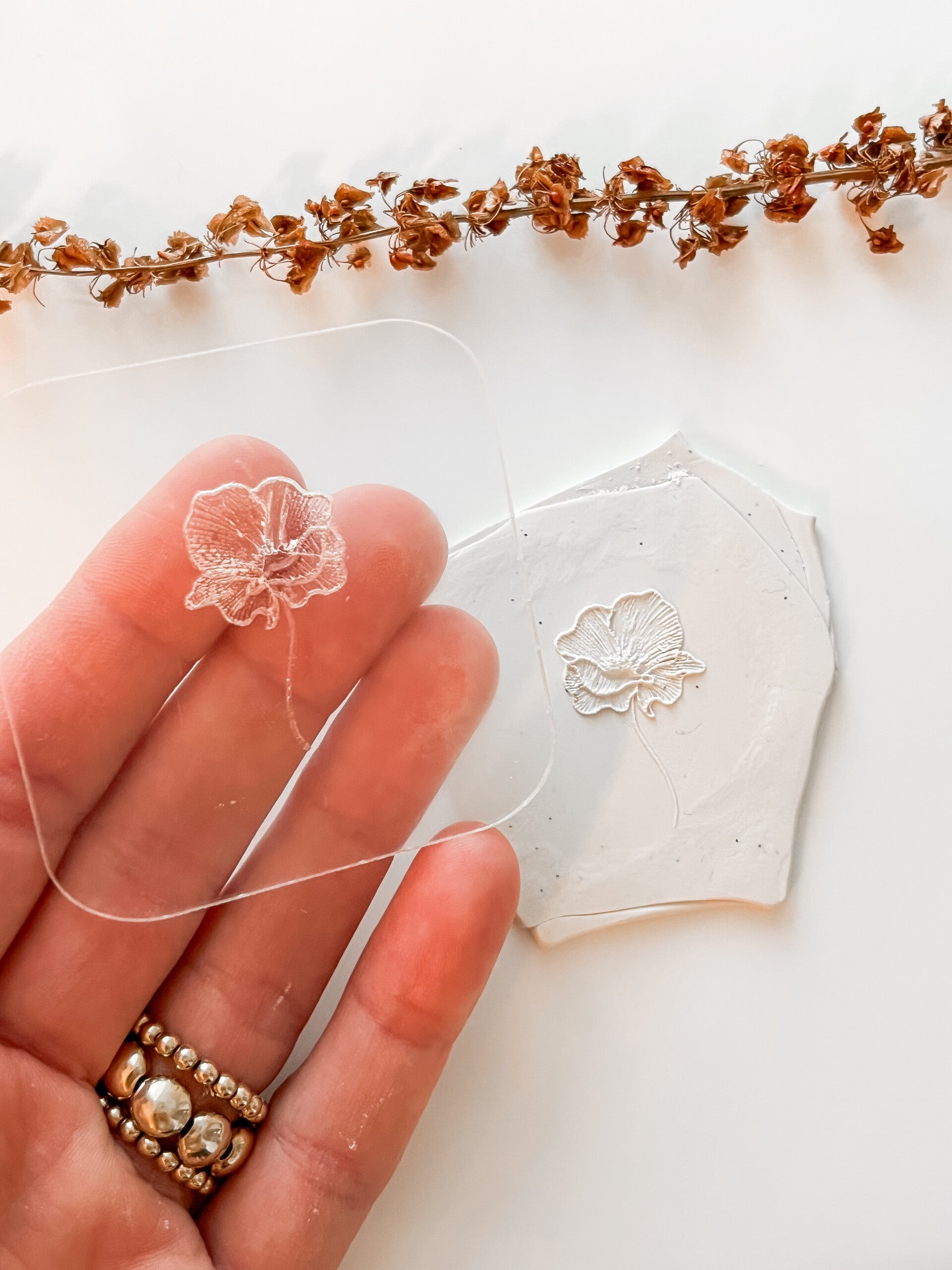 Acryl plaatje 'Klaproos'