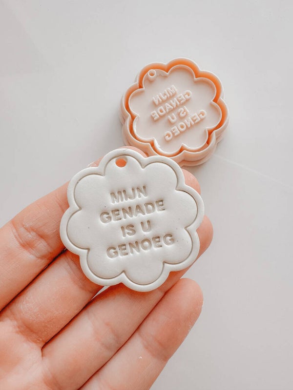 keychain 'Mijn genade is u genoeg'