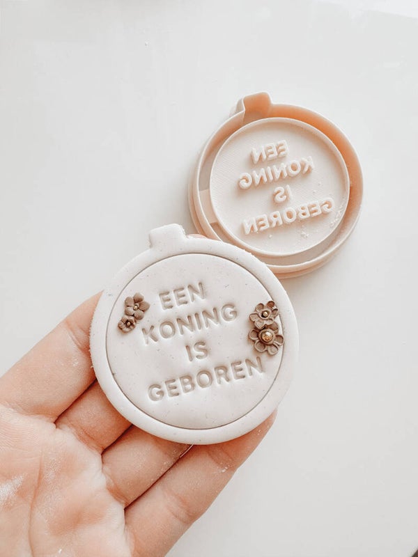 ornament 'een koning is geboren'