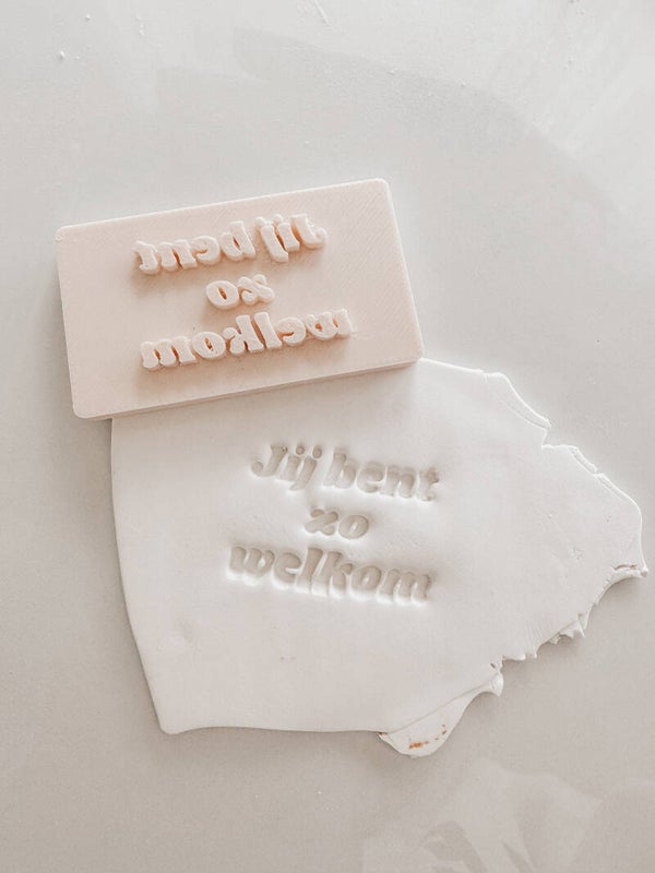 Label Tag ‘Je bent zo welkom’