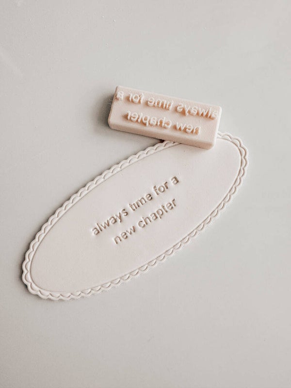 stamp bookmark 'always time for a'