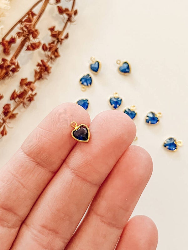 Zirkonia blauwe hangertjes