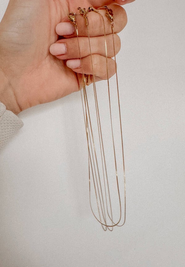 Ketting goudkleurig