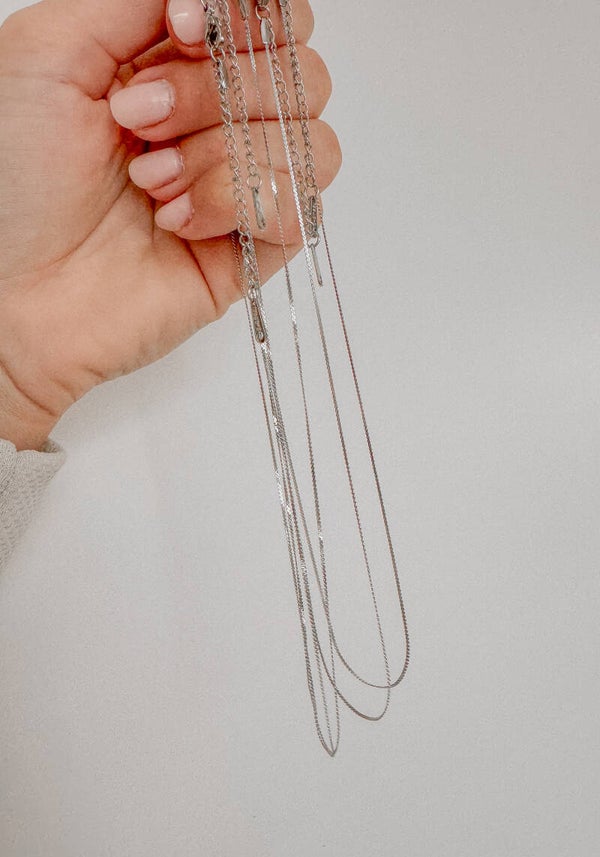 ketting zilverkleurig