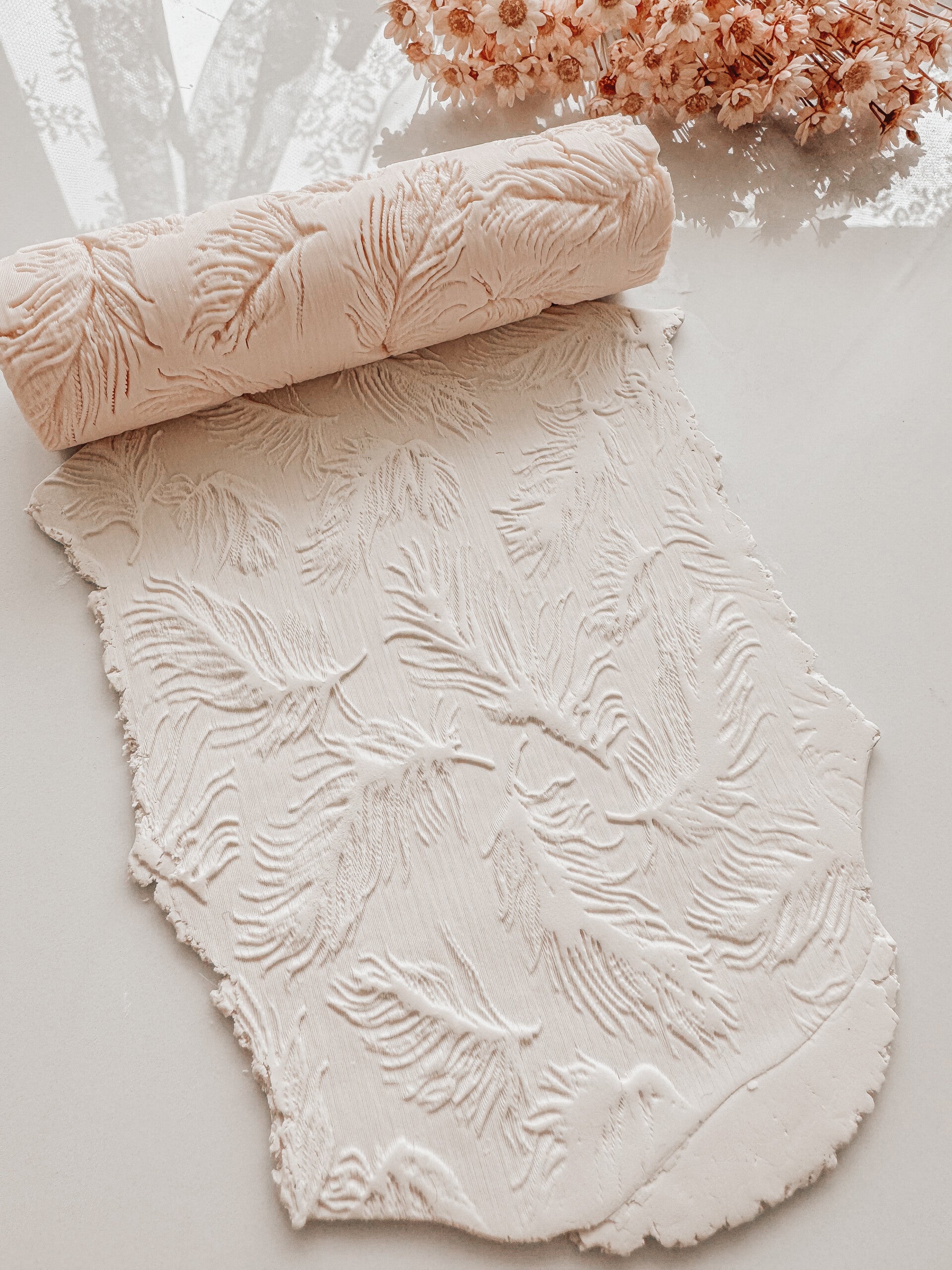 Textuur roller ‘Feathers’