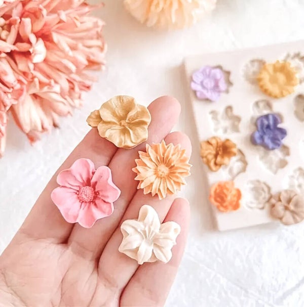 mold STUD  flowers  1
