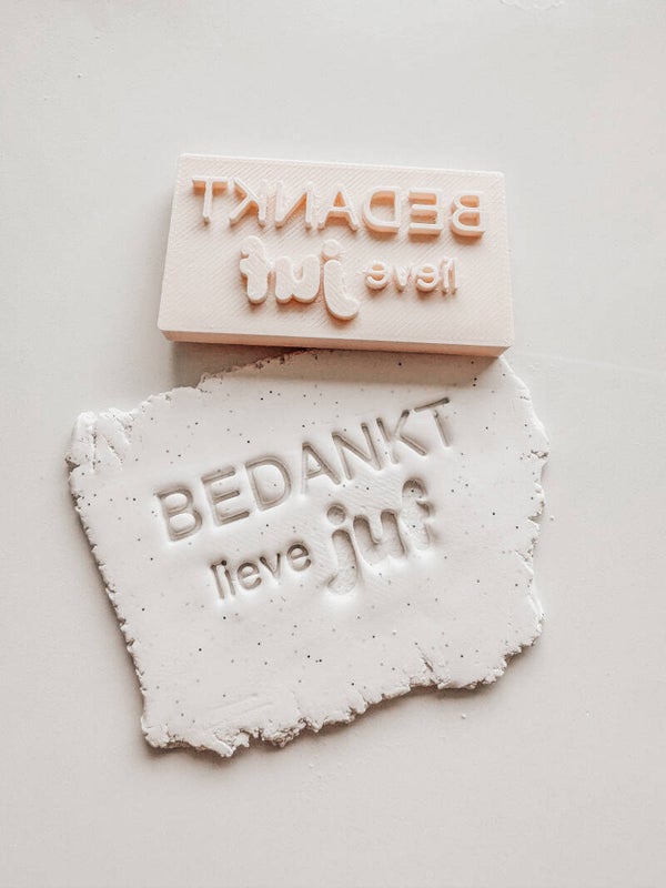 label stamp 'juf'