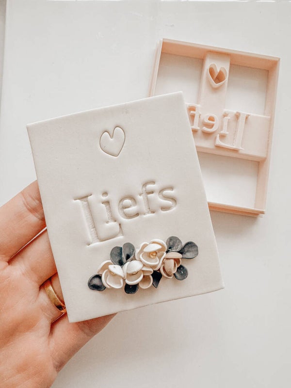 Pocket kaart cutter ‘liefs’