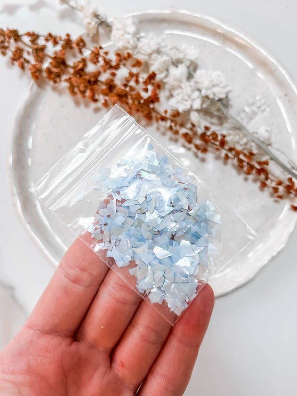 Shell peaces soft blue