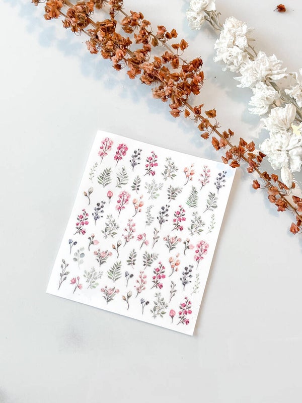 Stickertjes flowers