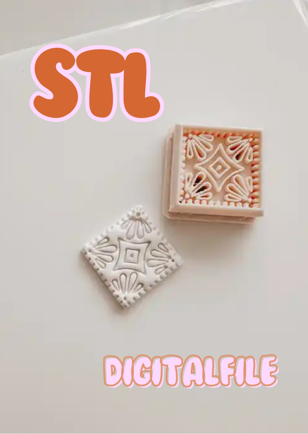 stl cutter flower tile
